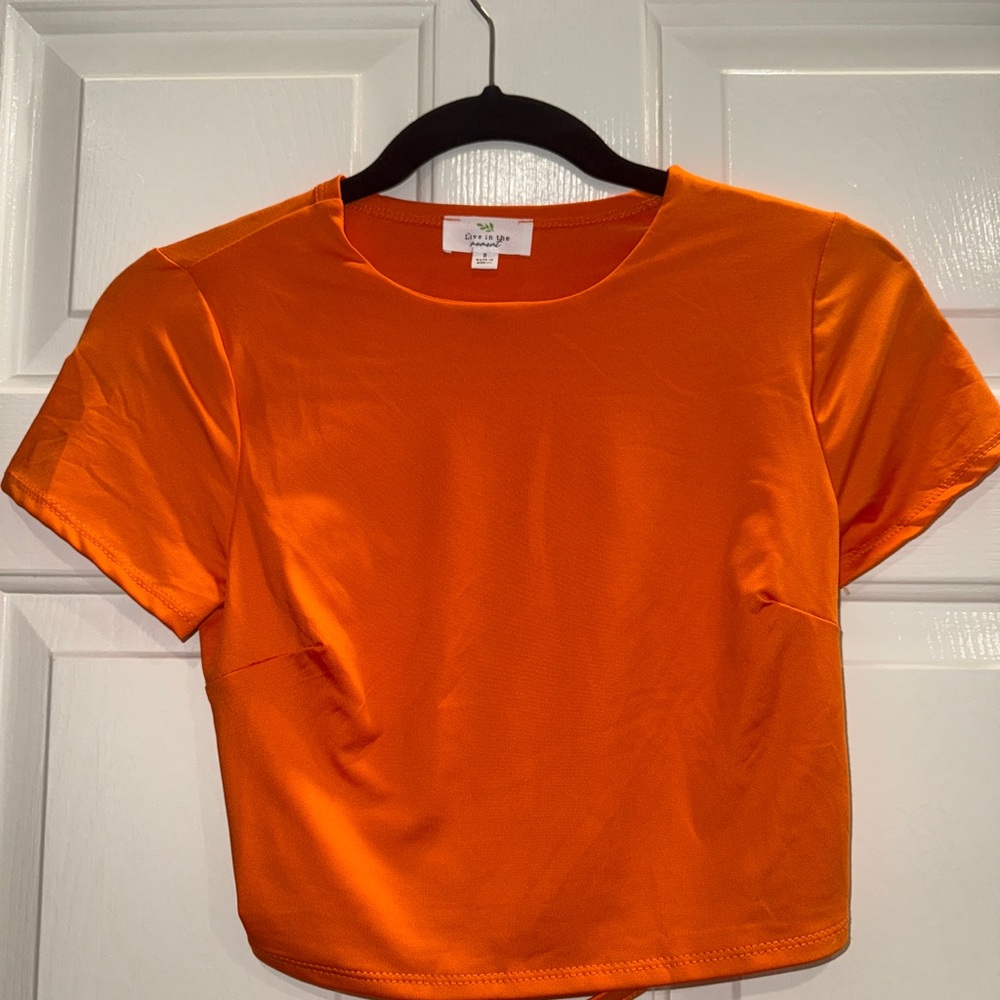 Vibrant Orange Women's Top